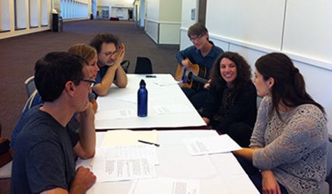 team building with music