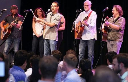 Team Building Through Song® at a Chicago event space