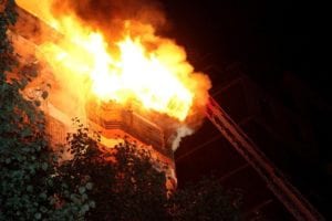 Isabel's building on August 5