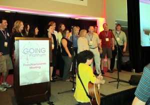 Spherion on Stage Nashville team building activities