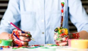 painting as creative exercise