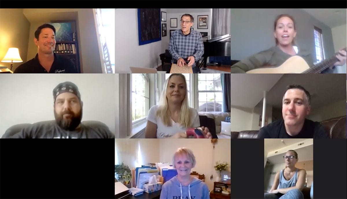 musical remote team building activities 