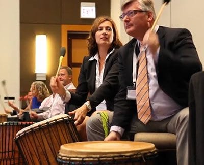 team building drumming in Chicago